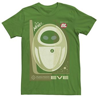 Men's Disney / Pixar Wall-E Eve It's Here Poster Tee