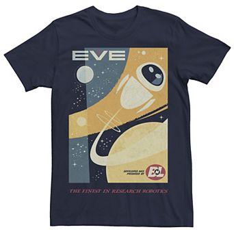 Disney / Pixar's WALL-E Eve Men's Finest In Research Robotics Poster Tee