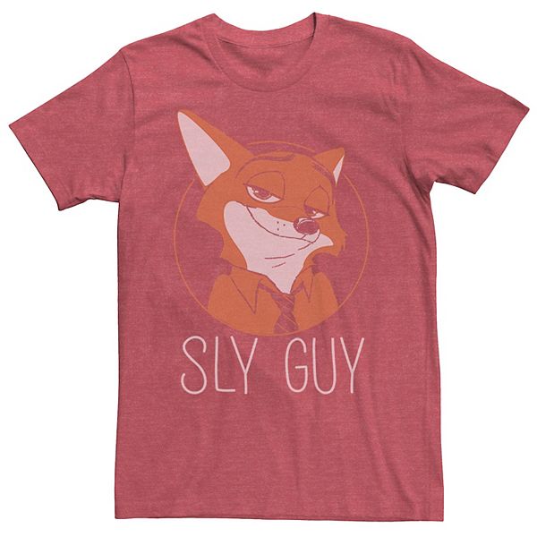 Men's Disney Zootopia Nick Wilde Sly Guy Fox Tee