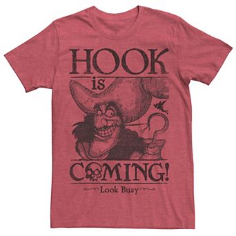 Disney's Peter Pan Hook is Coming Look Busy Men's Tee