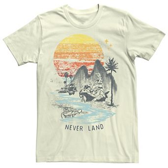 Disney's Peter Pan Mermaids In Never Land Men's Tee