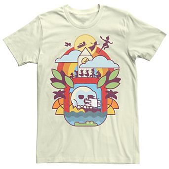 Disney's Peter Pan Geometric Neverland Portrait Men's Tee
