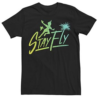 Disney's Peter Pan Men's Stay Fly Gradient Silhouette Tee