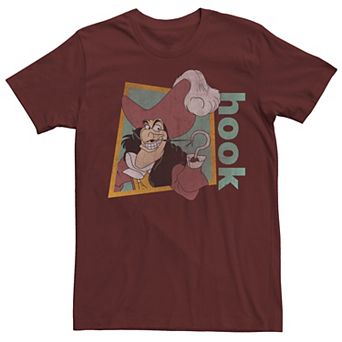 Disney's Peter Pan Retro Captain Hook Men's Smirking Tee