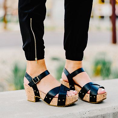 Journee Collection Valentina Women's Platform Sandals