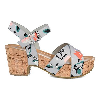 Journee Collection Valentina Women's Platform Sandals