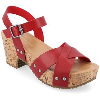 Journee Valentina Women's Platform Sandals