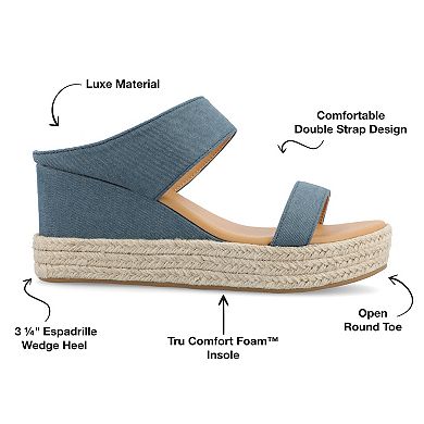 Journee Alissa Women's Wedge Sandals