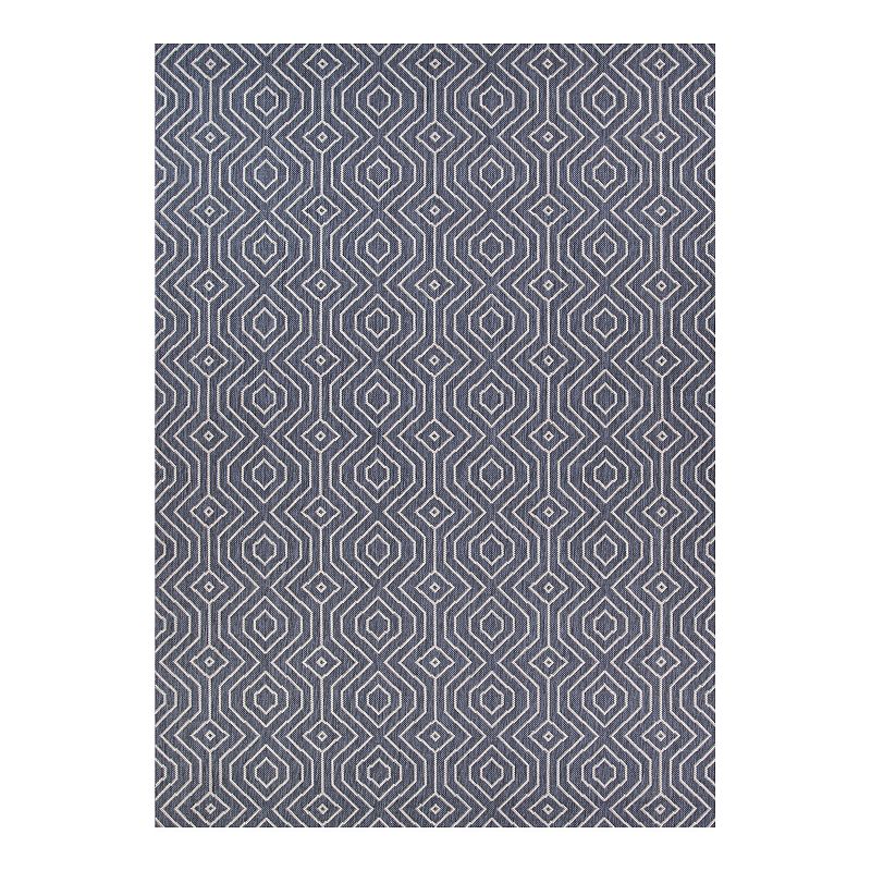 Couristan Afuera Actinide Alloy Indoor Outdoor Area Rug, Grey, 6.5X9.5 Ft