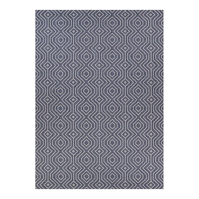 Couristan Afuera Actinide Alloy Indoor Outdoor Area Rug, Grey, 6.5X9.5 Ft