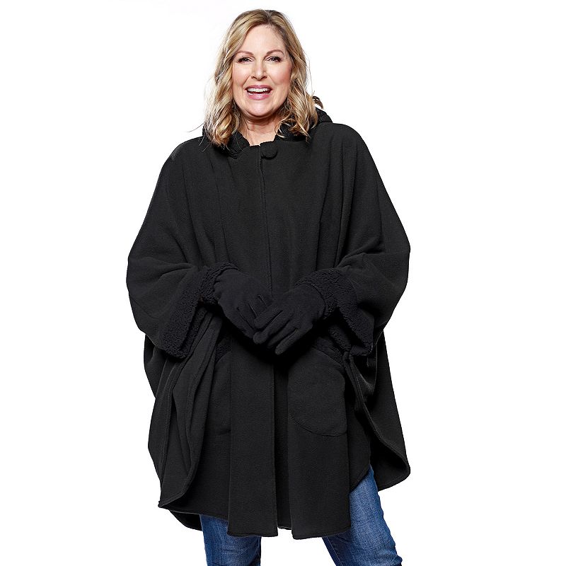 Kohls poncho sale coat