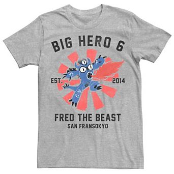 Disney's Big Hero 6 Fred The Beast Poster Men's Tee
