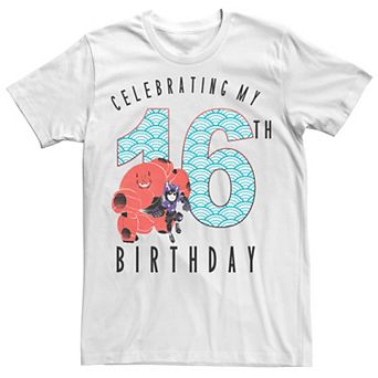 Disney's Big Hero 6 Baymax Hiro 16th Birthday Men's Tee