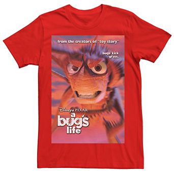 Disney / Pixar's A Bug's Life Hopper Men's Bugs Kick Grass Poster Tee