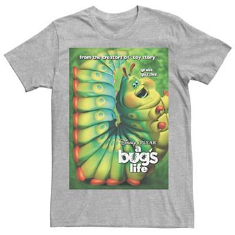 Disney / Pixar's A Bug's Life Heimlich Men's Grass Guzzler Poster Tee