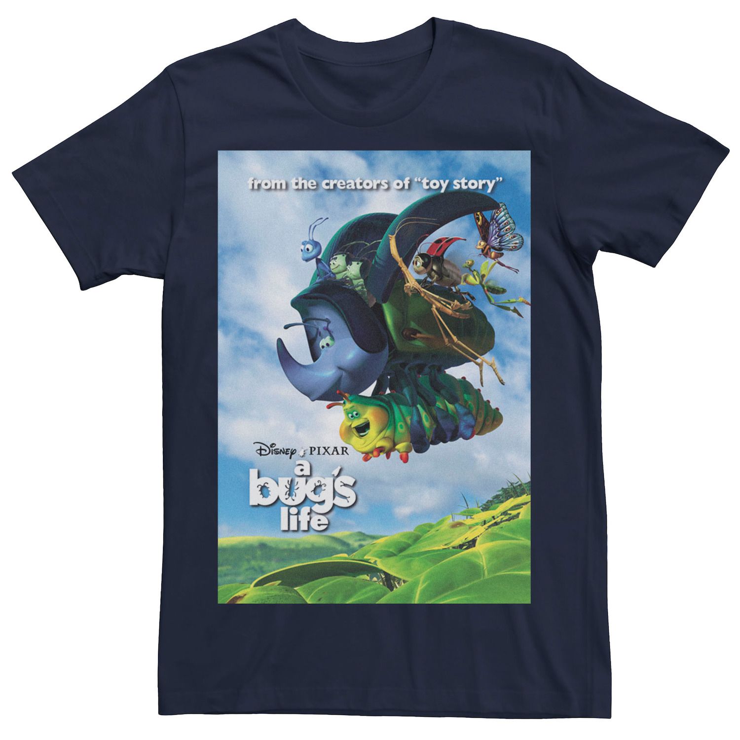 Image for Disney / Pixar Men's A Bug's Life Flying Bugs Poster Tee at Kohl's.