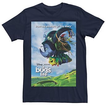 Disney / Pixar's A Bug's Life Men's Flying Bugs Poster Tee