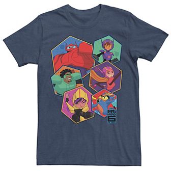 Disney's Big Hero 6 TV Series Group Six Hex Men's Tee