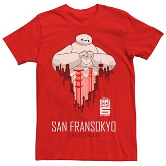 Disney's Big Hero 6 TV Series Baymax SF Love Men's Tee