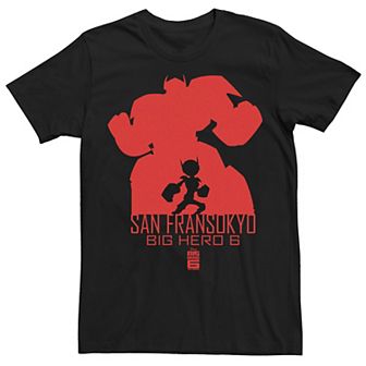 Disney's Big Hero 6 TV Series Baymax Men's Shadow Tee