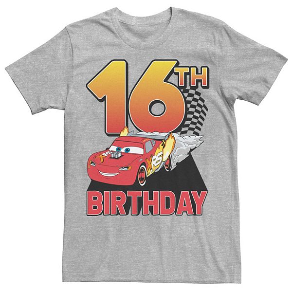 Disney / Pixar's Cars Lightning McQueen Men's 16th Birthday Racer Tee