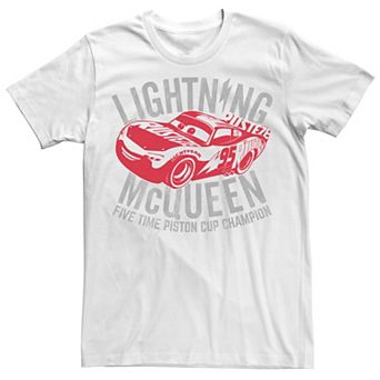 Disney / Pixar's Cars Lightning McQueen Men's Five Time Piston Cup Champion Tee
