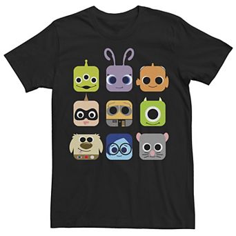 Disney / Pixar Men's Character Collection Rainbow Quotes Tee
