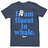 Men's Disney / Pixar Finding Dory I Am Fluent In Whale Tee