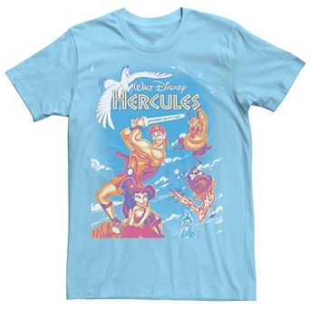 Disney's Hercules Men's Main Cast Movie Cover Tee