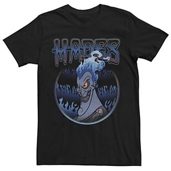 Disney's Hercules Hades Men's Blue Flame Portrait Tee