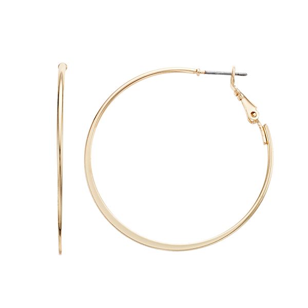 Kohls gold hoops new arrivals