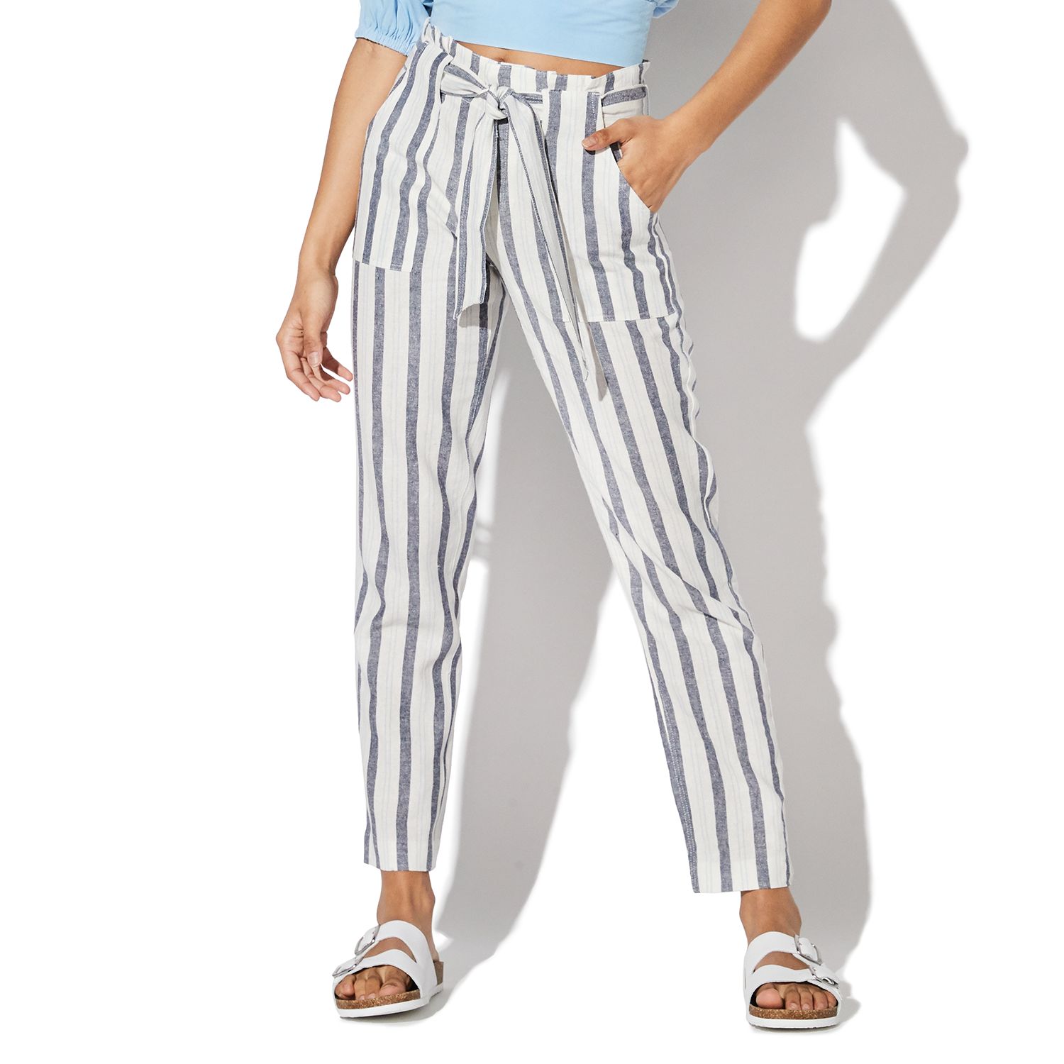 kohls striped pants