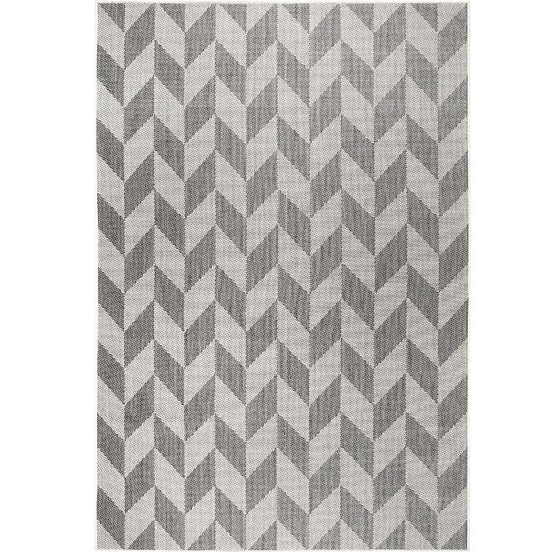 Nicole Miller NY Kenmare Patio Country Calla Area Rug, Brown Over, 9X12.5 Ft
