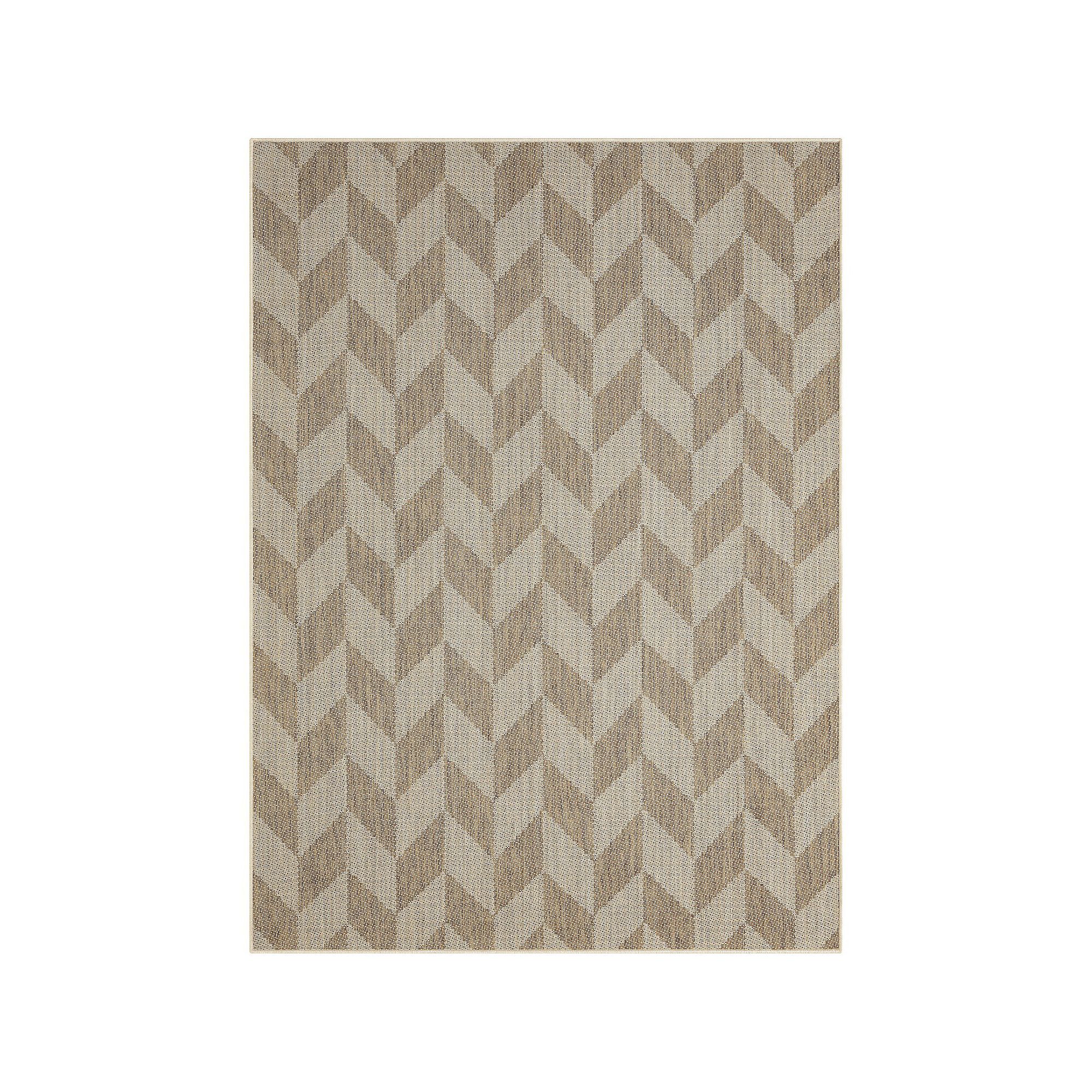 Nicole Miller New York Kenmare Patio Country Calla Area Rug, Brown Beige
