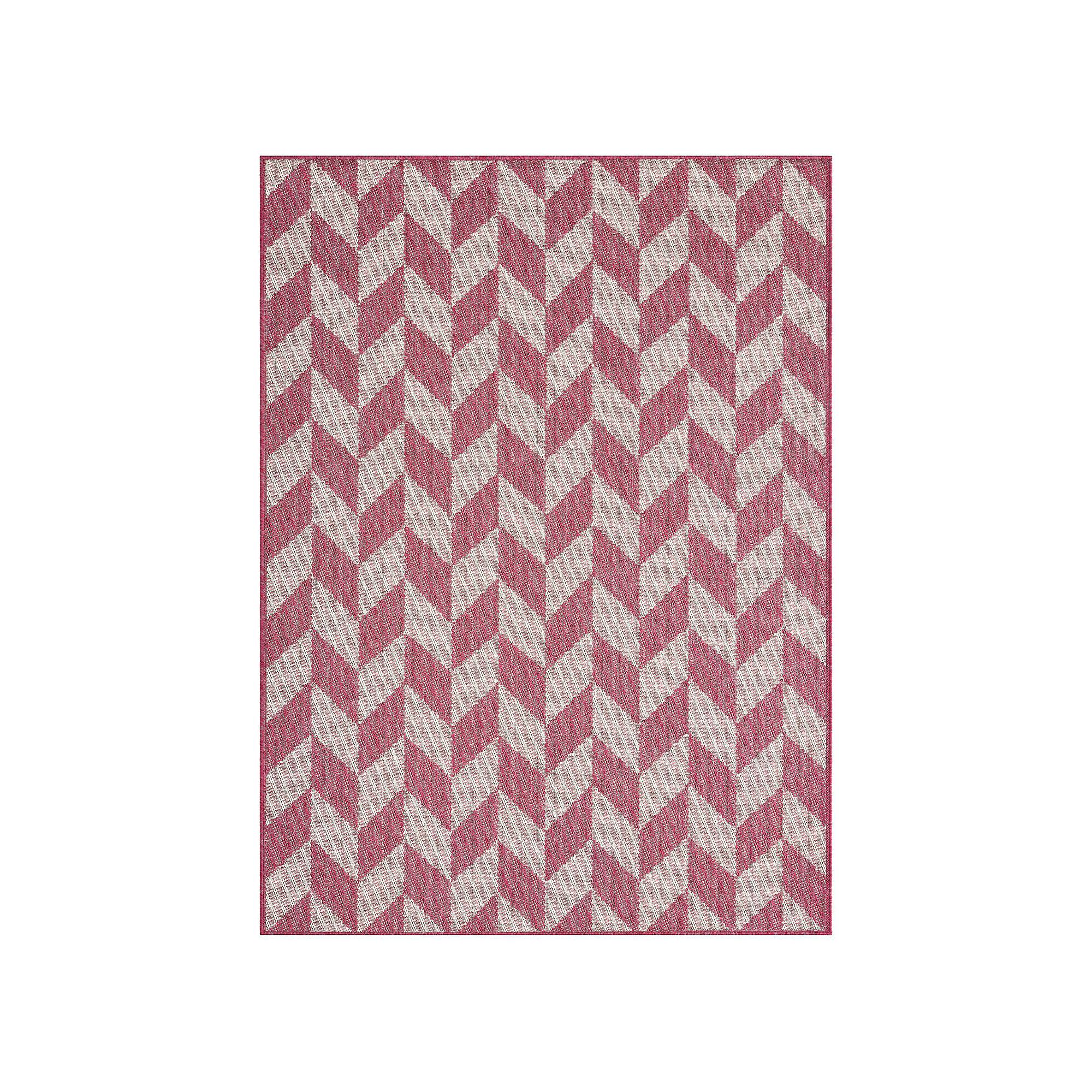 Nicole Miller New York Kenmare Patio Country Calla Area Rug, Red