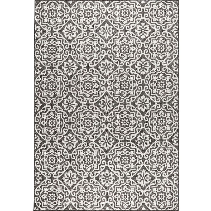 Nicole Miller NY Kenmare Patio Country Danica Area Rug, Brown Over, 9X12.5 Ft