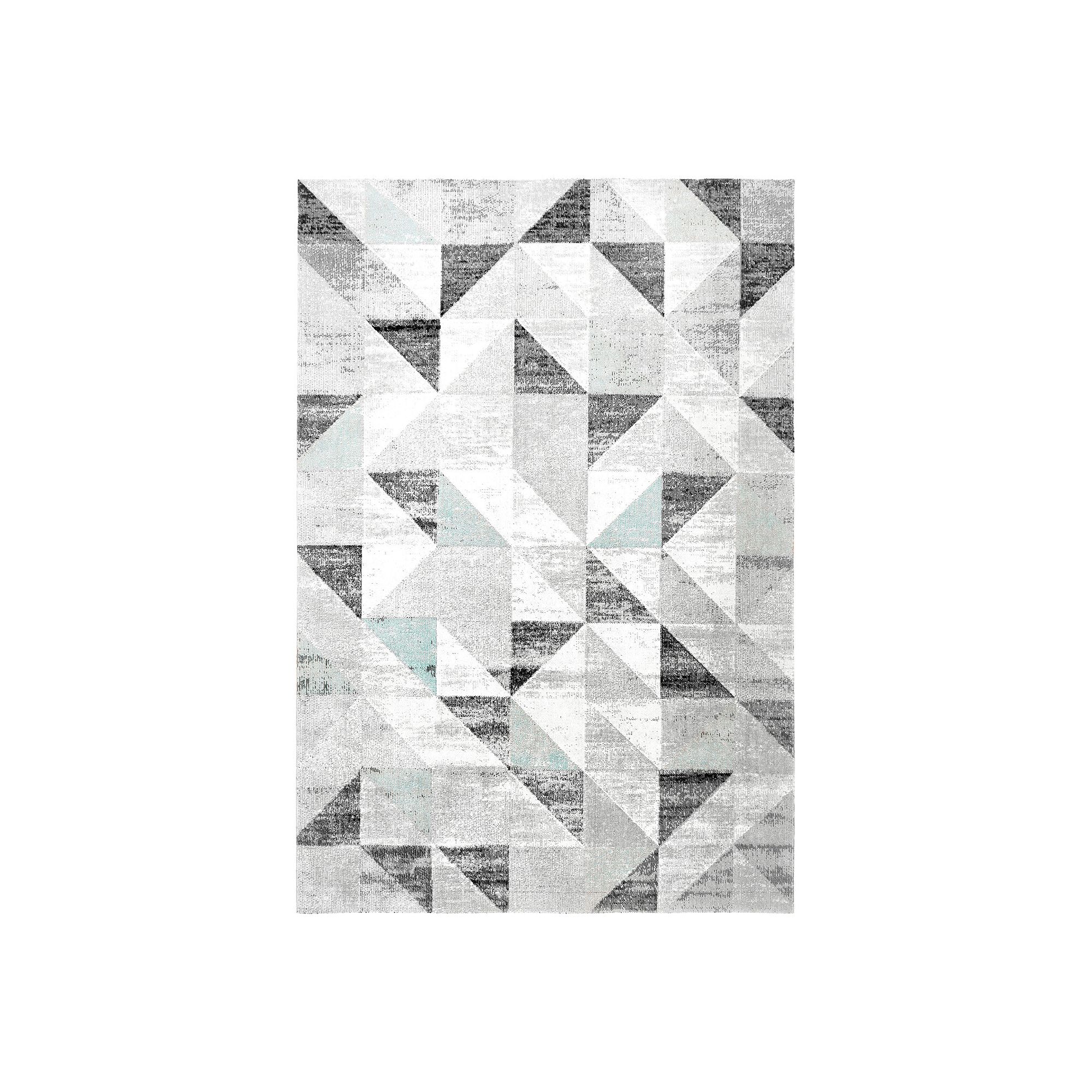 Nicole Miller New York Kenmare Patio Sofia Holly Area Rug, Grey SKU:848527 sku 848527
