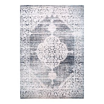 Nicole Miller New York Kenmare Patio Sofa Magnolia Area Rug