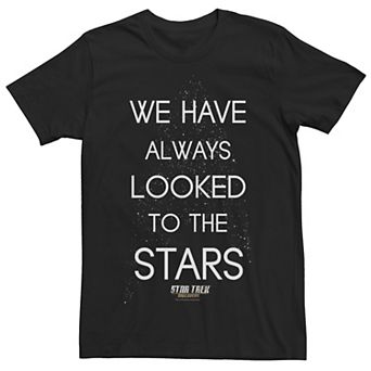 Men's Star Trek Discovery Always Looked To Stars Tee