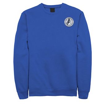 Men's Star Trek Discovery Blue and Red Federation of Planets Logo Sweatshirt