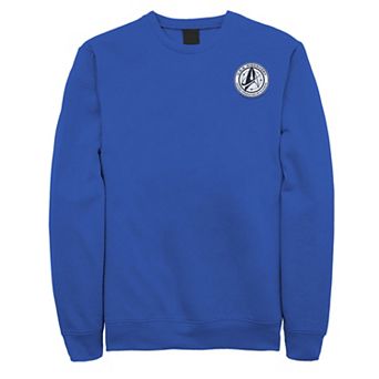 Men's Star Trek Discovery Blue and Red Federation of Planets Logo Sweatshirt