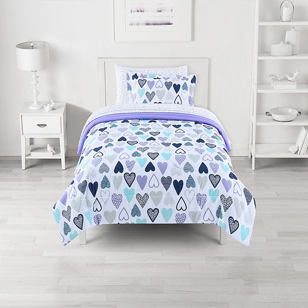 The Big One Kids™ Lucy Hearts Reversible Comforter Set with Sheets