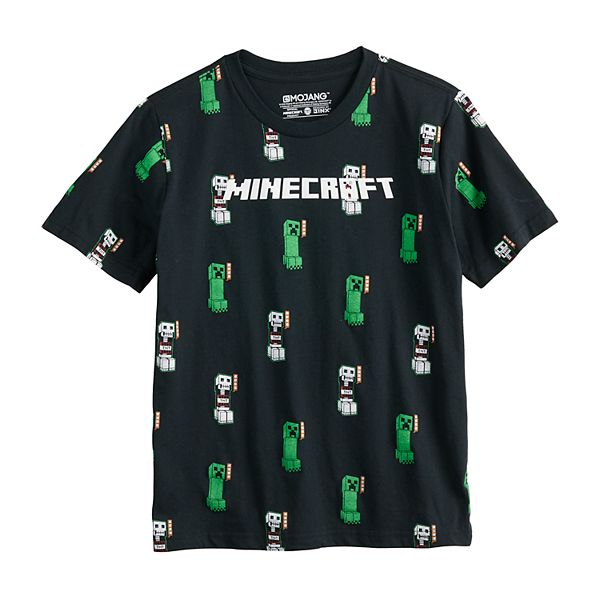 Boys 8 20 Minecraft Graphic Tee - be awesome and do roblox and minecraft design on t shirt