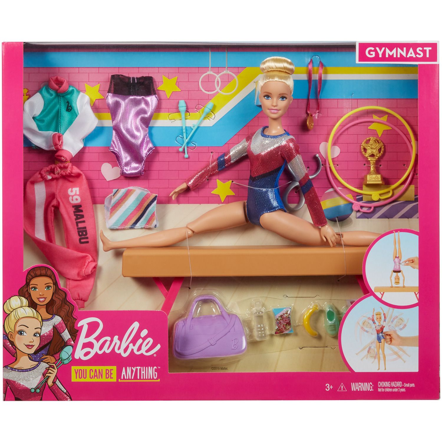 gymnastic doll set