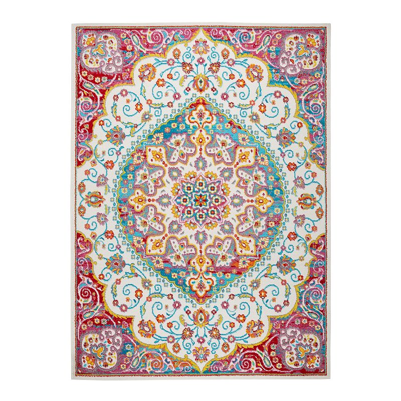 Home Dynamix Splash Masson Area Rug, Red, 8X10