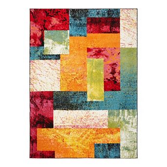 Home Dynamix Splash Scarlet Area Rug