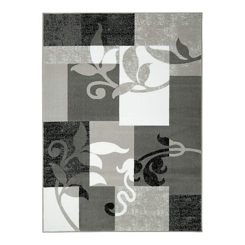 Home Dynamix Tremont Lane Frizzle Area Rug, Grey, 8X10