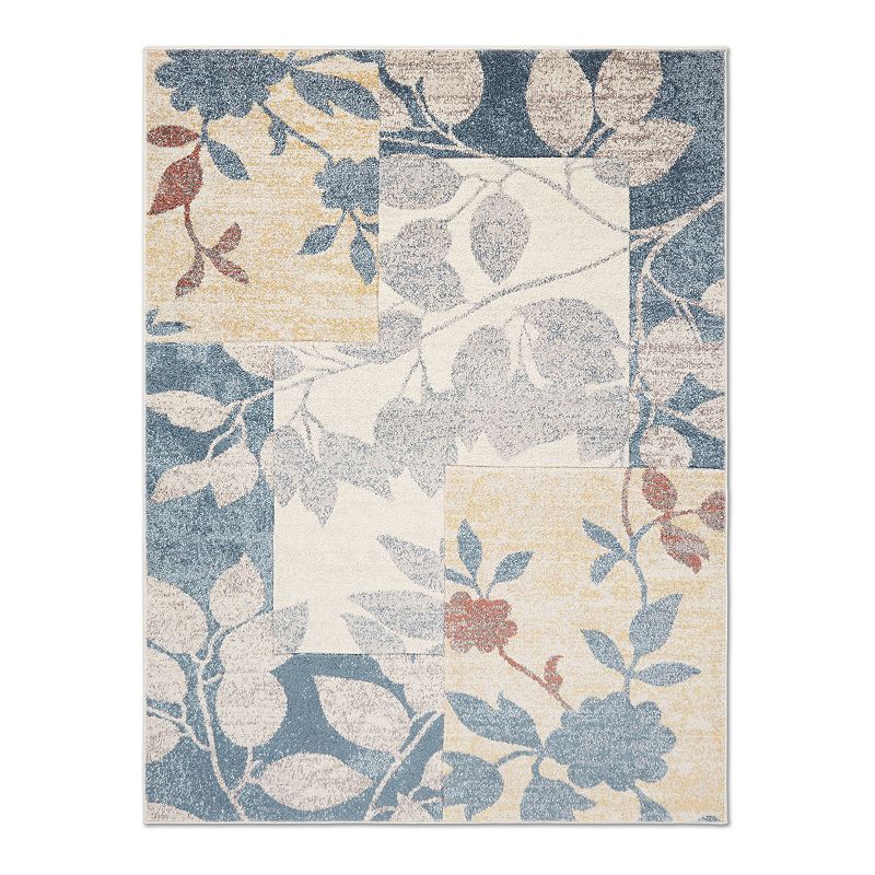 Home Dynamix Tribeca Aiden Area Rug, Blue, 5X7 Ft