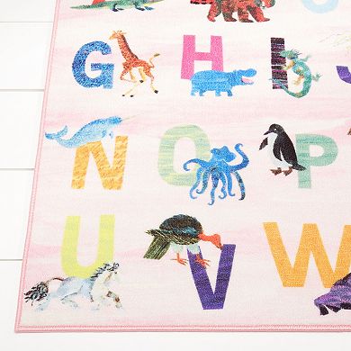 Eric Carle Elementary Animal Alphabet Kids Area Rug