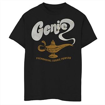 Disney's Aladdin Boys 8-20 Live Action Genie Phenomenal Cosmic Powers Graphic Tee